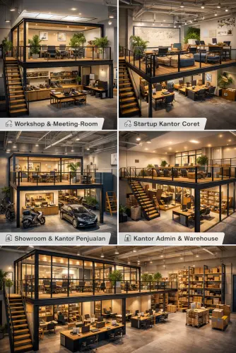 Mezzanine Ruang Kantor di Rancasari